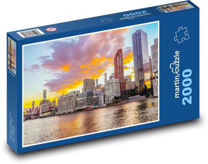 New York - River - Puzzle 2000 pieces, size 90x60 cm 