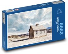 Púšť - budova Puzzle 2000 dielikov - 90 x 60 cm
