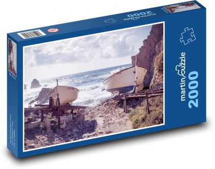 Ocean - statki - Puzzle 2000 elementów, rozmiar 90x60 cm