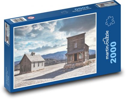 Western - architektura - puzzle 2000 dílků