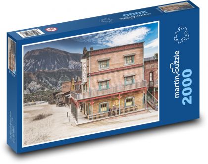 Hotel Wild West - Puzzle 2000 elementów, rozmiar 90x60 cm