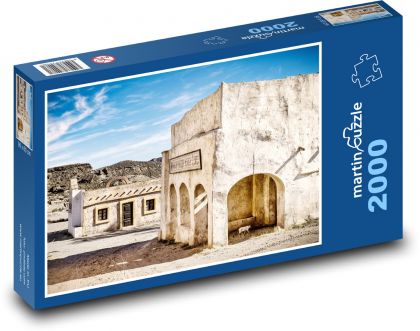 Mexiko - vesnice - puzzle 2000 dílků