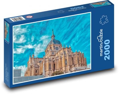 Katedrála - Madrid - Puzzle 2000 dielikov, rozmer 90x60 cm 