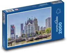 Rotterdam - Biely dom Puzzle 2000 dielikov - 90 x 60 cm