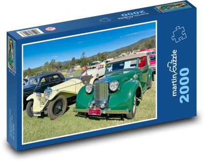 Stará auta - puzzle 2000 dílků