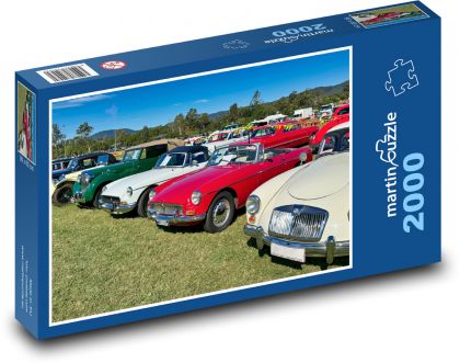 Klasická auta - puzzle 2000 dílků