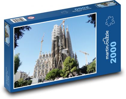 Barcelona - Familia Sagrada - Puzzle 2000 dielikov, rozmer 90x60 cm 