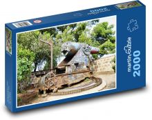 Verteidigung - Kanone Puzzle 2000 Teile - 90 x 60 cm