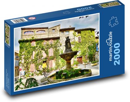 Kašna - budova - puzzle 2000 dílků