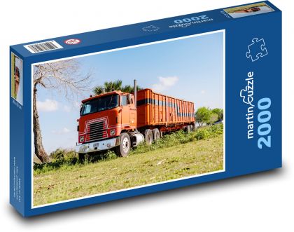 Old truck - Puzzle 2000 pieces, size 90x60 cm 