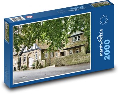 Tradiční anglické domy - puzzle 2000 dílků