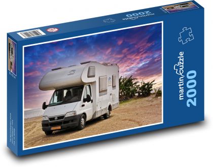 Motor caravan - Puzzle 2000 pieces, size 90x60 cm 
