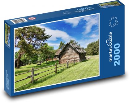 Farma - stodola - Puzzle 2000 dielikov, rozmer 90x60 cm 