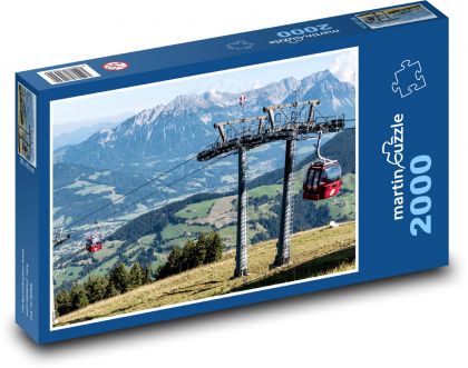 Seilbahn - Alpen - Puzzle - 2000 Teile