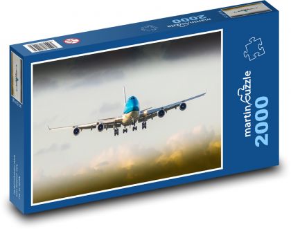 Boeing - 747 - Puzzle 2000 elementów, rozmiar 90x60 cm