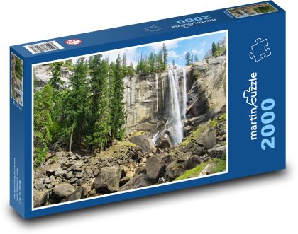 Yosemite-Nationalpark-Wasserfall - Puzzle - 2000 Teile
