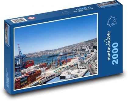 Port - Čile - Puzzle 2000 dielikov, rozmer 90x60 cm 