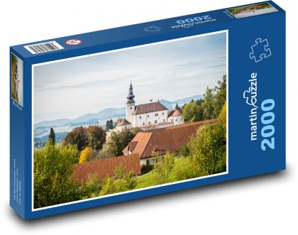 Zámek - Rakousko - Puzzle 2000 dílků, rozměr 90x60 cm