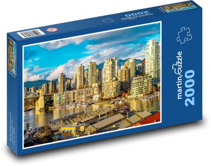 Vancouver - Kanada - Puzzle 2000 elementów, rozmiar 90x60 cm