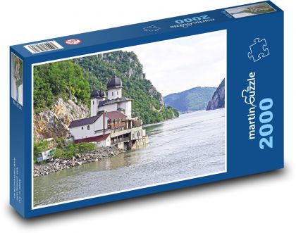 Danube Monastery - Puzzle 2000 pieces, size 90x60 cm 