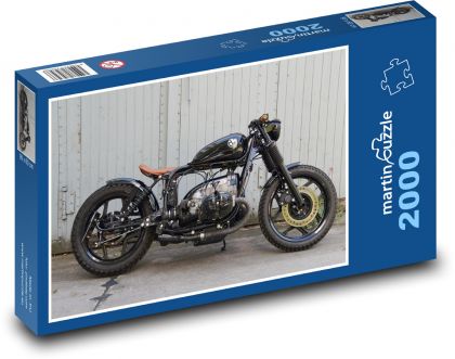 Motocykl - kawiarnia - Puzzle 2000 elementów, rozmiar 90x60 cm