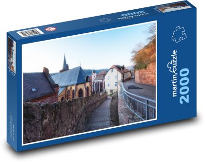 Streets - historic houses - Puzzle 2000 pieces, size 90x60 cm 