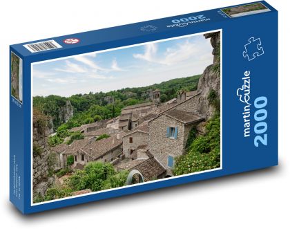 Mittelalterliche Häuser - Puzzle - 2000 Teile