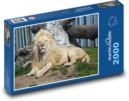 Weißer Löwe - Puzzle - 2000 Teile