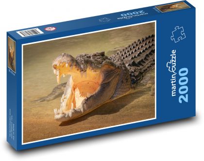 Krokodýl - puzzle 2000 dílků