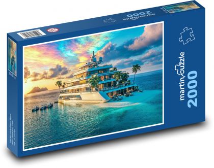 Luxusyacht - Puzzle - 2000 Teile