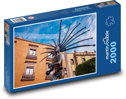 Travel - Sculpture - Puzzle 2000 pieces, size 90x60 cm 