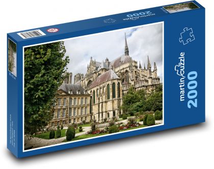 Francja - Reims - Puzzle 2000 elementów, rozmiar 90x60 cm