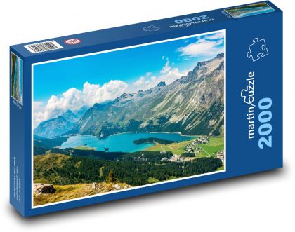 Switzerland - Alps - Puzzle 2000 pieces, size 90x60 cm 