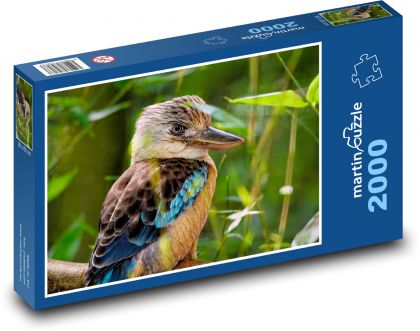 Zimorodek - ptak - Puzzle 2000 elementów, rozmiar 90x60 cm