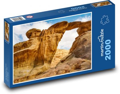 Wadi Rum - púšť, Jordánsko - Puzzle 2000 dielikov, rozmer 90x60 cm 