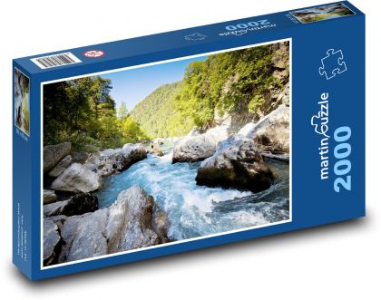 River - rapids - Puzzle 2000 pieces, size 90x60 cm 