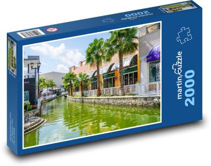 Cancun - Mexico Canal - Puzzle 2000 pieces, size 90x60 cm 