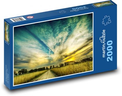 Příroda - krajina - puzzle 2000 dílků
