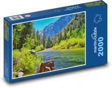 Příroda - řeka Puzzle 2000 - 90x60 cm