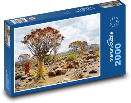 Túliace sa stromy - púšť - Puzzle 2000 dielikov, rozmer 90x60 cm 