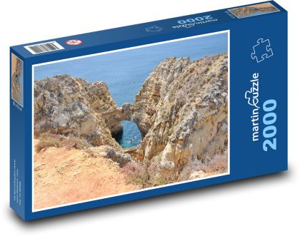 Krajina - pobrežie - Puzzle 2000 dielikov, rozmer 90x60 cm 