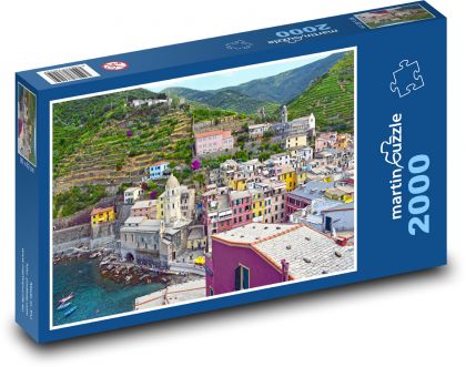 Italy - Village - Puzzle 2000 pieces, size 90x60 cm 
