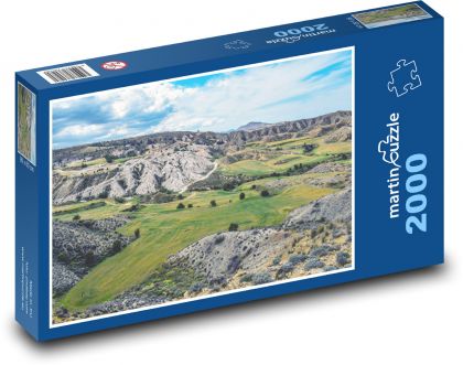Hory - kopce - Puzzle 2000 dielikov, rozmer 90x60 cm 