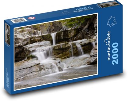 Cascade - river - Puzzle 2000 pieces, size 90x60 cm 