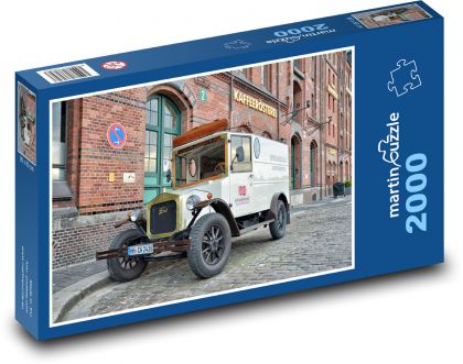 Hamburg - dodávkové vozidlo - Puzzle 2000 dielikov, rozmer 90x60 cm 