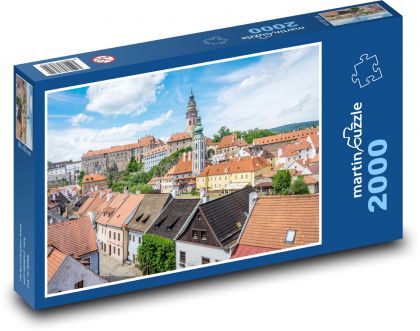 Český Krumlov - Czechy - Puzzle 2000 elementów, rozmiar 90x60 cm
