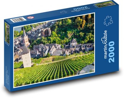 Německo - Bacharach - puzzle 2000 dílků