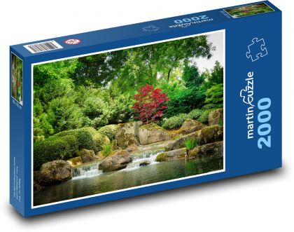 Příroda - voda - puzzle 2000 dílků