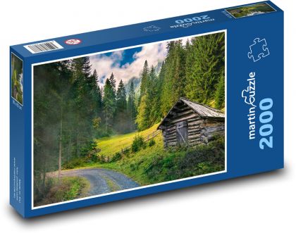 Horská príroda - Puzzle 2000 dielikov, rozmer 90x60 cm 