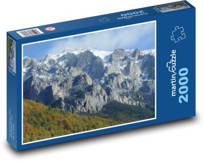 Vrcholky hor - puzzle 2000 dílků